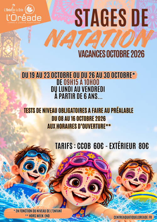 img - Stage de natation pendant les vacances d’octobre